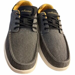 NEW ORTHOCOMFOOT Men's Orthopedic Walking Shoes Gray Size 44.5 (US 10.5)